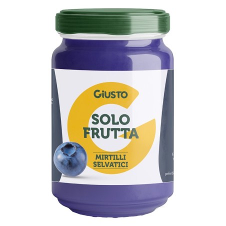 Giusto Solo Frutta Confettura Mirtilli Selvatici 