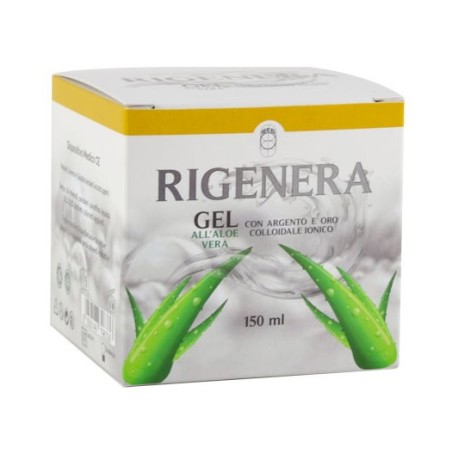  Gel Rigenera Aloe Argento E Oro Colloidale 150 Ml