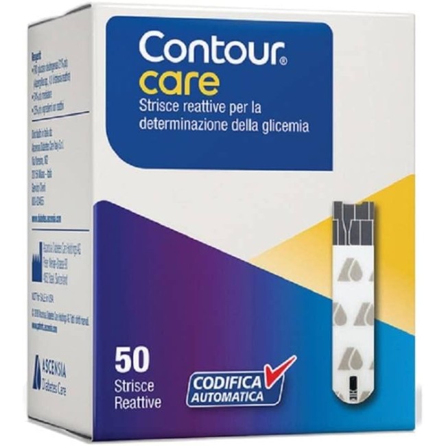 Contour care 50 strisce reattive per il controllo della glicemia