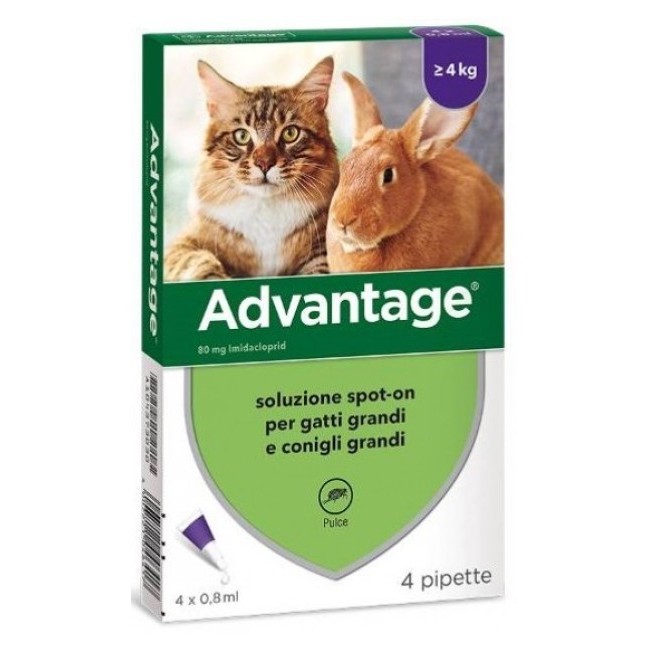 Advantage Spot Per Gatti Superiori A 4 Kg