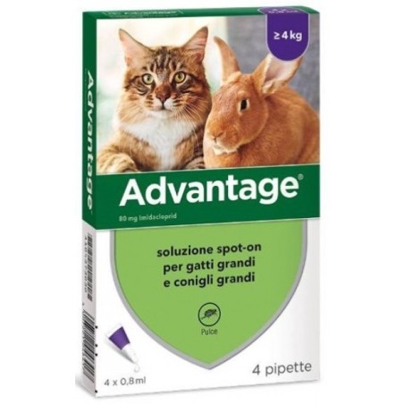 Advantage Spot Per Gatti Superiori A 4 Kg