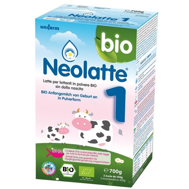 Neolatte 1 bio arancia 2 buste da 350 grammi