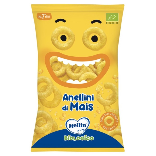  Mellin Snack Bio Anellini Mais 15 G