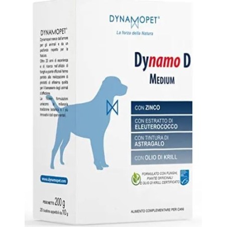 Dynamopet Dynamo D Medium 20 Bustine Da 10 G