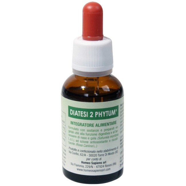 Homeo Sapiens Phytum Diatesi 2 Gocce 30 Ml