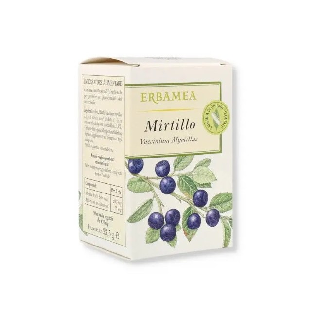 Erbamea Mirtillo 50 Capsule Vegetali