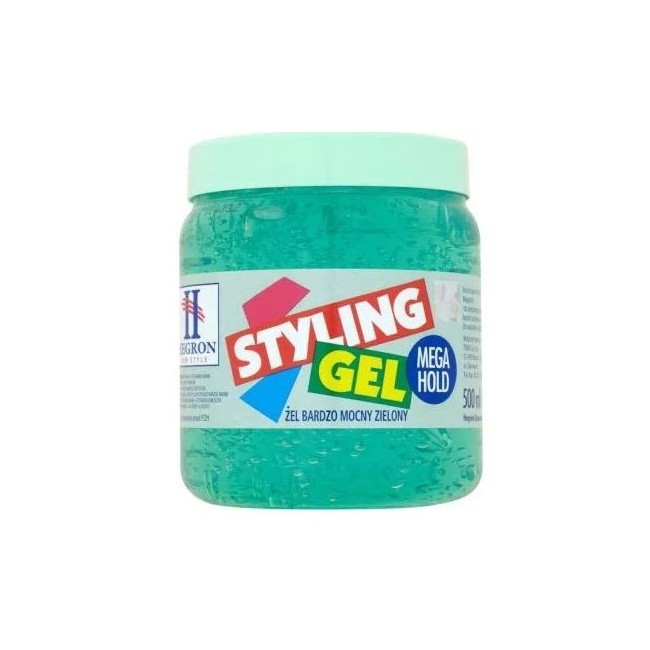 Hegron Styling gel mega hold gelatina capelli 500 ml