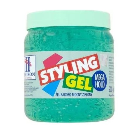 Hegron Styling gel mega hold gelatina capelli 500 ml