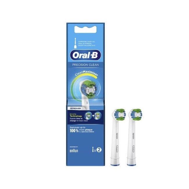 Oralb precision clean testine spazzolino elettrico 2 pezzi