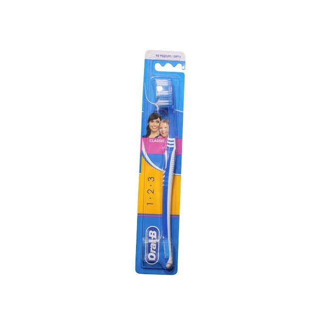 Oral b spazzolino medio 123 1 pezzo