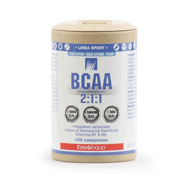 Erbavoglio Production Bcaa 2 1 1 100 Compresse