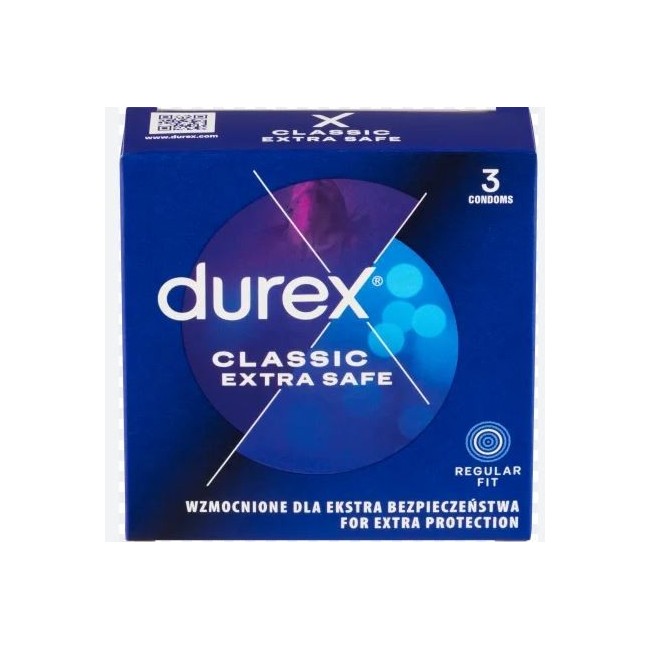 Durex Extra safe profilattici 3 pezzi