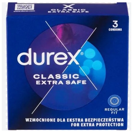 Durex Extra safe profilattici 3 pezzi