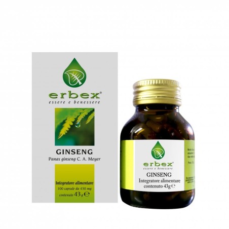 Erbex Ginseng 100 Capsule 430 Mg