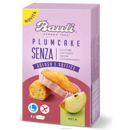 Bauli Plumcake Senza Alla Mela 4 Pezzi X 33 G