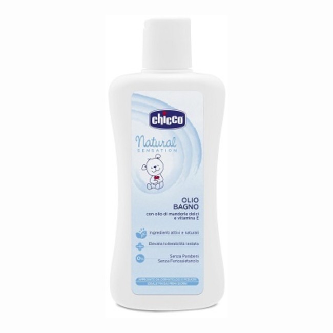 Chicco olio bagno naturale pelli sensibili c