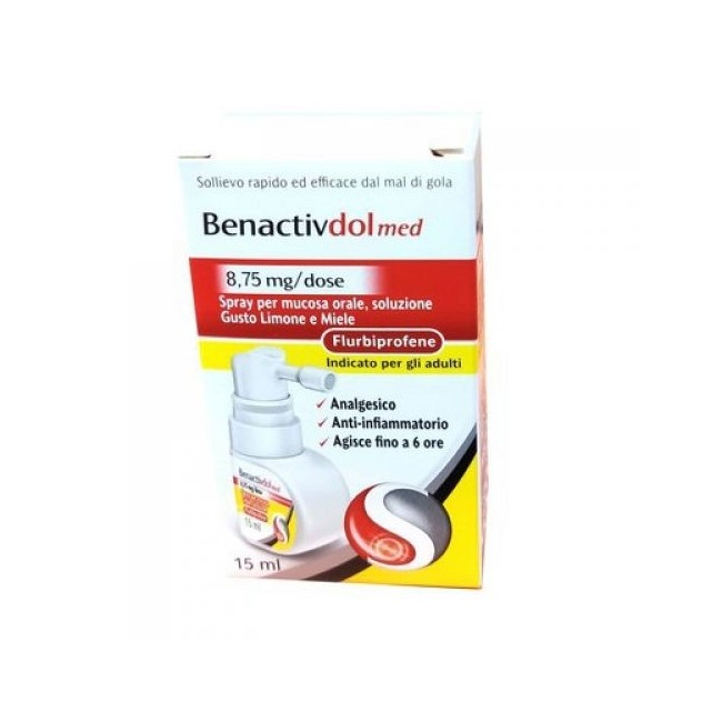 Reckitt Benckiser H. Benactivdolmed 8,75 Mg/dose Spray Per Mucosa Orale, Soluzione