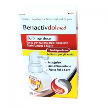 Reckitt Benckiser H. Benactivdolmed 8,75 Mg/dose Spray Per Mucosa Orale, Soluzione