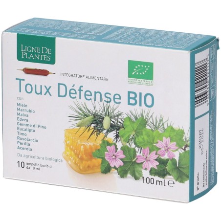 Natura Service Toux Defense Bio 10 Ampolle