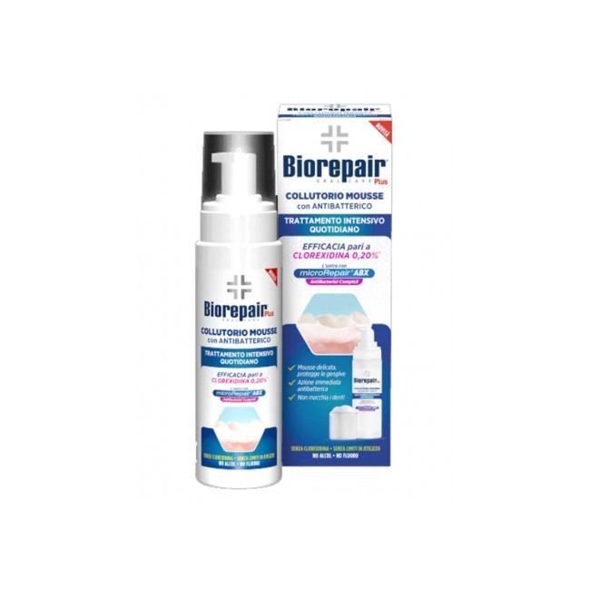 Coswell Biorepair Plus Collutorio Mousse Antibatterico 200 Ml