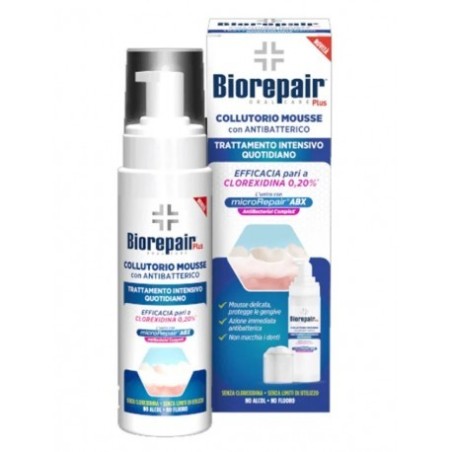 Coswell Biorepair Plus Collutorio Mousse Antibatterico 200 Ml