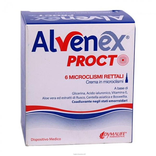 Dymalife farmaceutici Alvenex procto microclisma 6 pezzi da 8 g