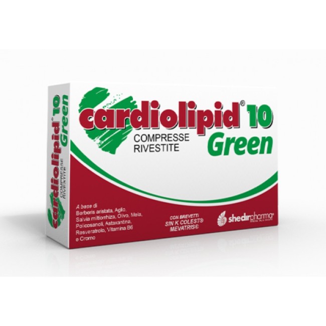 Shedir Pharma Unipersonale Cardiolipid 10 Green 30 Compresse Rivestite