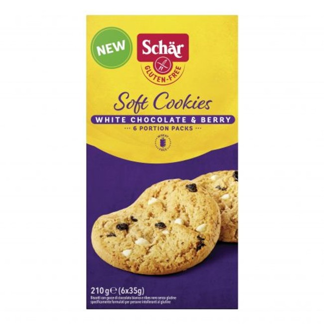 Schar soft cookie white choco 210 grammi