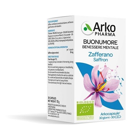 Arkopharma Arko Capsule Zafferano Bio 