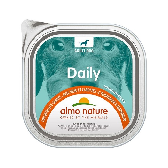 Almo Nature Daily Menu Dogs Con Vitello E Carote