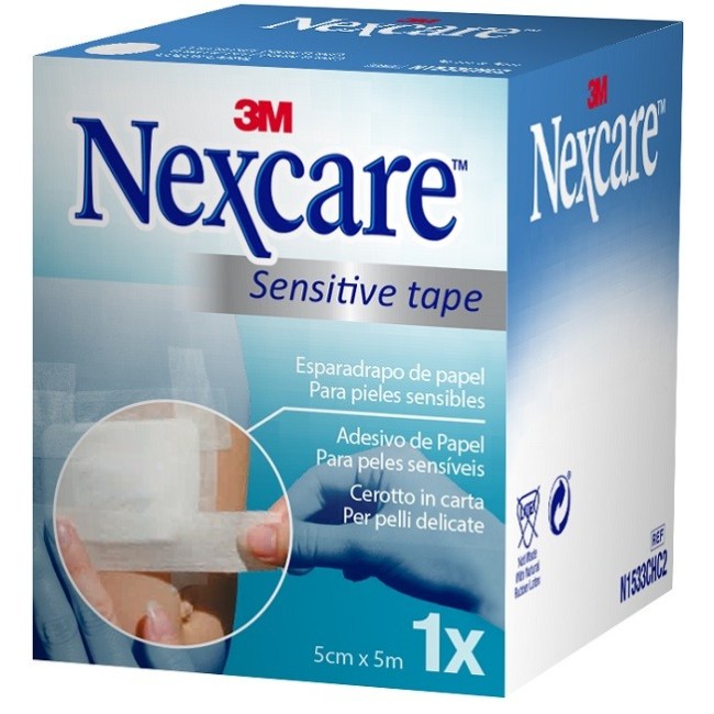 Cerotto Su Rocchetto Nexcare Sensitive Tape 5x500cm