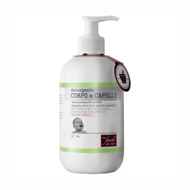 Fiocchi di Riso Detergente Talco Corpo e Capelli 400 ml