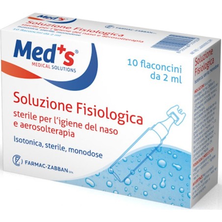 Med's Soluzione Fisiologica Igiene Nasale 10 Flaconcini 2 ml