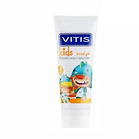 Dentaid Vitis Kids Gel dentifricio bambini gusto ciliegia 50 Ml