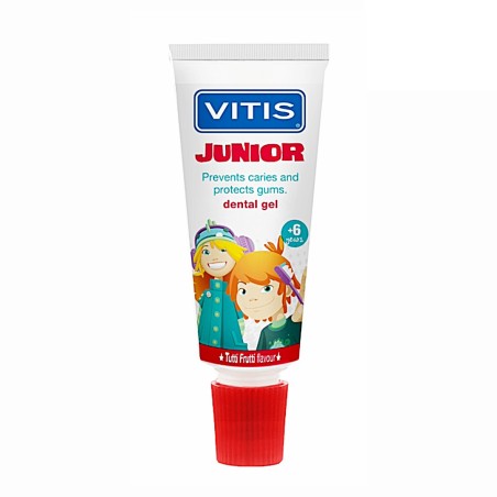 Dentaid Vitis Junior Gel dentifricio bambini tutti frutti 75 Ml