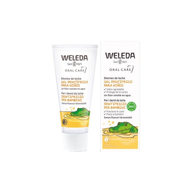 Weleda Italia Dentifricio bambini per i denti di latte 50 ml