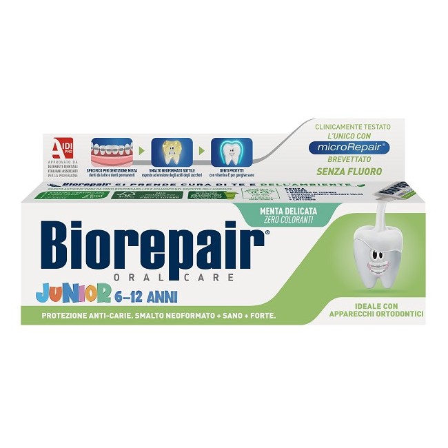 Biorepair Dentifricio Junior 7/14 Anni 75ml