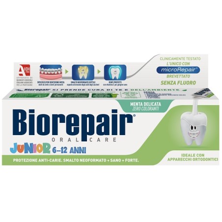 Biorepair Dentifricio Junior 7/14 Anni 75ml