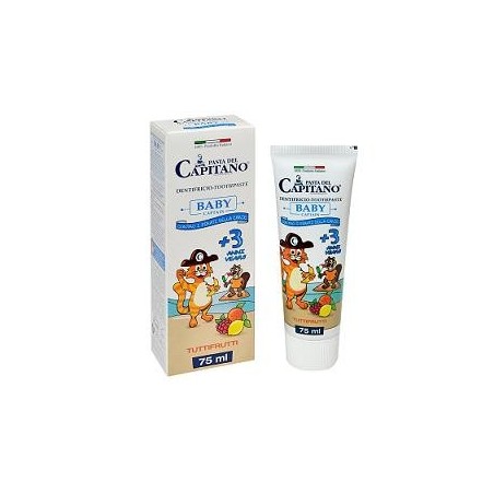 Pasta Capitano Dentifrico Baby Tuttifrutti 75 Ml