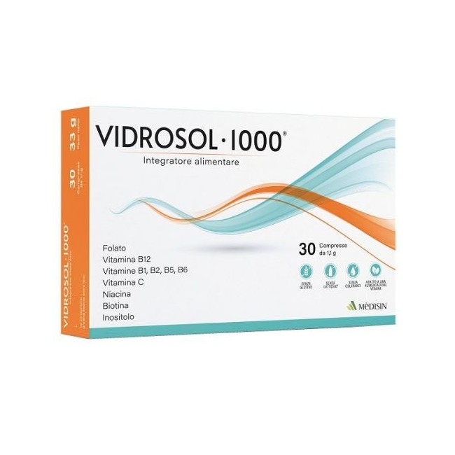 Medisin Vidrosol 1000 30 Compresse