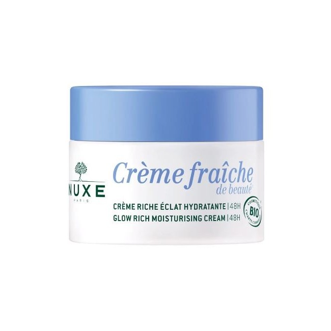 Nuxe creme fraiche crema ricca idratante luminosità 48H 50 ml