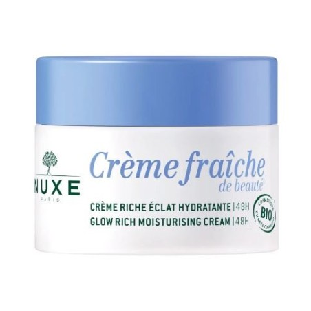 Nuxe creme fraiche crema ricca idratante luminosità 48H 50 ml