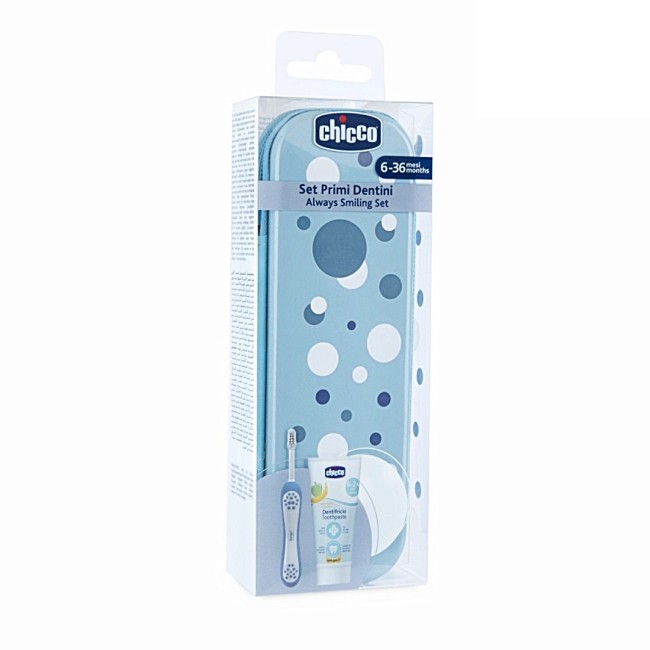 Chicco Set Dentale 6 Mesi+ Azzurro 1 pezzo