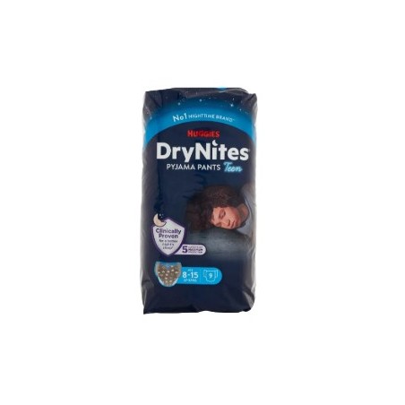 Huggies Drynites 8/15 Anni Boy L 27/57kg 9 Pezzi