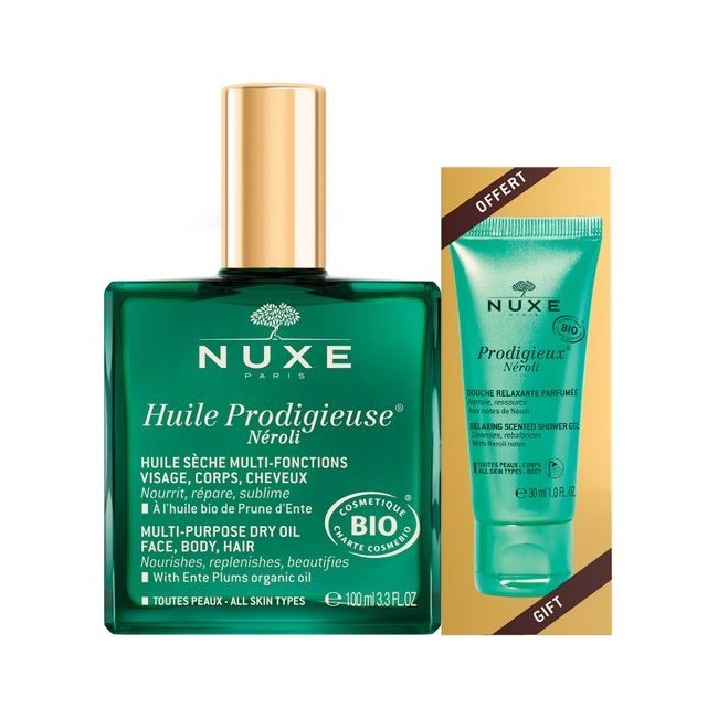 Nuxe Neroli olio prodigioso 100 ml + bagnodoccia neroli 30 ml