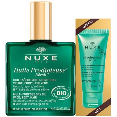 Nuxe Neroli olio prodigioso 100 ml + bagnodoccia neroli 30 ml