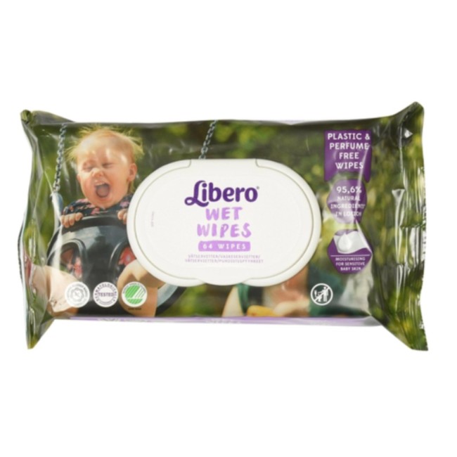 Essity Italia Libero wet wipes 64 pezzi salviette umidificate bambini