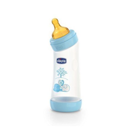 Chicco Biberon Angolato Boy Caucciu 250ml