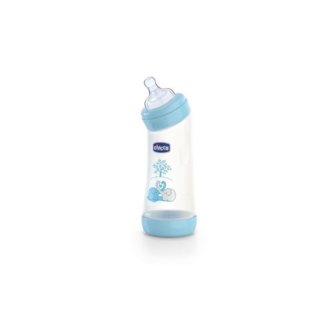 Chicco Biberon Angolato Tettarella Silicone 0m+ 250ml