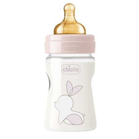 Chicco biberon original Touch 150ml 1 foro girl tettarella in caucciu'